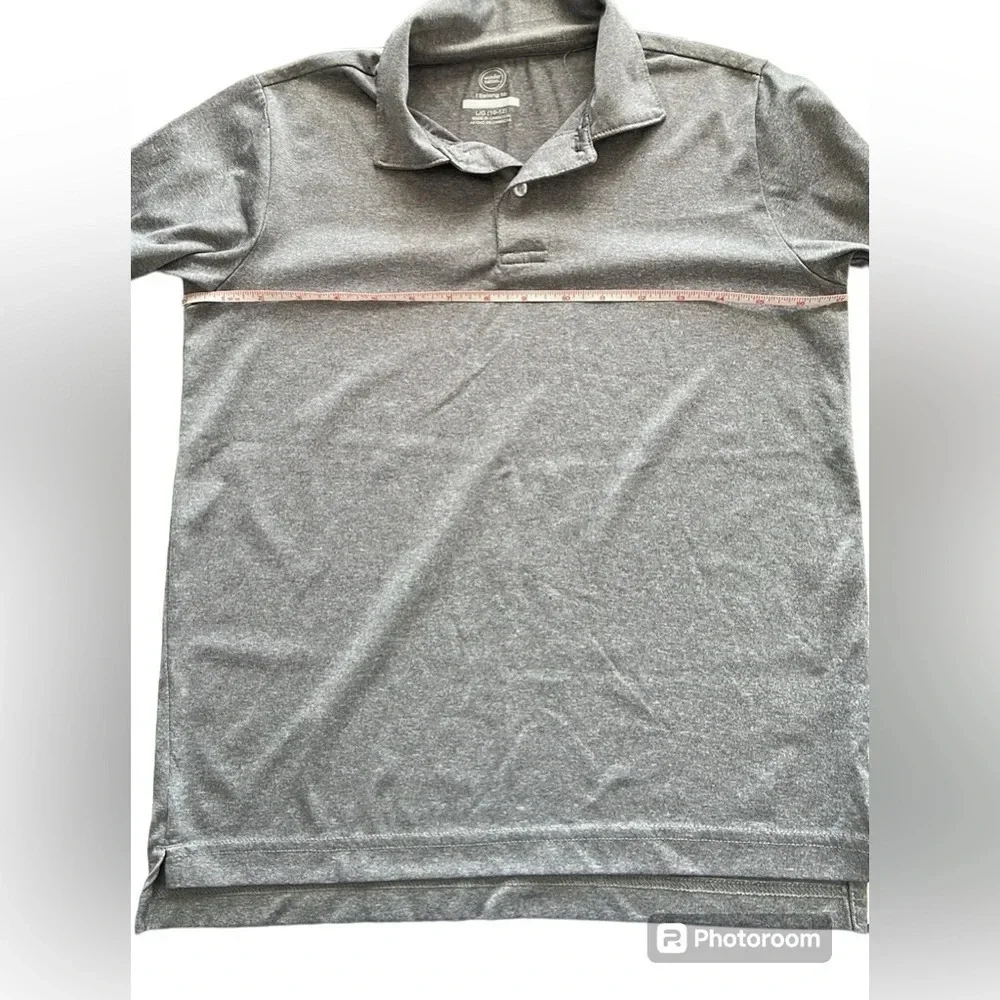 Wonder Nation gray Boys Polo Shirt